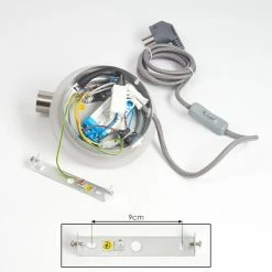 Hofstein Viata Wandleuchte LED Nickel-Matt, Grau, 2-flammig -Wandleuchten Verkaufsgeschäft viata wandleuchte h3456736 4