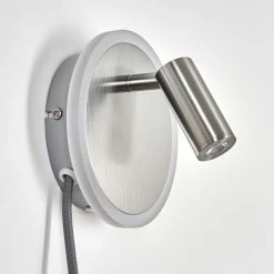 Hofstein Viata Wandleuchte LED Nickel-Matt, Grau, 2-flammig -Wandleuchten Verkaufsgeschäft viata wandleuchte h3456736 7