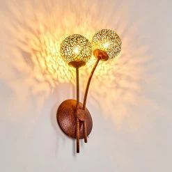 Hofstein Virga Wandleuchte Rostfarben, 2-flammig 34 Hofstein Virga Wandleuchte Rostfarben, 2-flammig -Wandleuchten Verkaufsgeschäft virga wandleuchte h3092569 do1 13