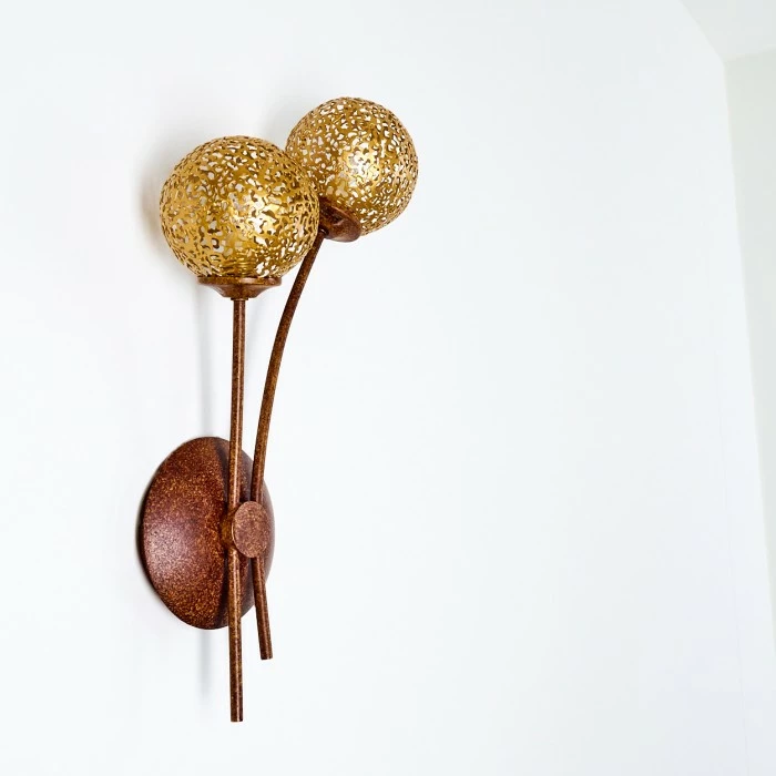 Hofstein Virga Wandleuchte Rostfarben, 2-flammig 19 Hofstein Virga Wandleuchte Rostfarben, 2-flammig – Bild 19