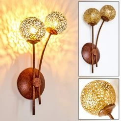 Hofstein Virga Wandleuchte Rostfarben, 2-flammig 41 Hofstein Virga Wandleuchte Rostfarben, 2-flammig -Wandleuchten Verkaufsgeschäft virga wandleuchte h3092569 do1 20