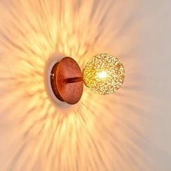 Hofstein Virga Wandleuchte Rostfarben, 1-flammig -Wandleuchten Verkaufsgeschäft virga wandleuchte h3093382 do1 6