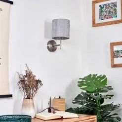 Hofstein Vure Wandleuchte Nickel-Matt, 1-flammig -Wandleuchten Verkaufsgeschäft vure wandleuchte h3388280 8