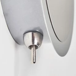 Hofstein Wandleuchte Donot LED Nickel-Matt, Chrom, 1-flammig -Wandleuchten Verkaufsgeschäft wandleuchte donot h3021293 do2 13