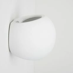 Hofstein Wandleuchte Flot Wei&szlig;, 1-flammig -Wandleuchten Verkaufsgeschäft wandleuchte flot h11 6