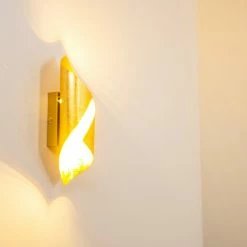 Hofstein Wandleuchte Ogarrio LED Gold, 2-flammig -Wandleuchten Verkaufsgeschäft wandleuchte ogarrio h3020227 10
