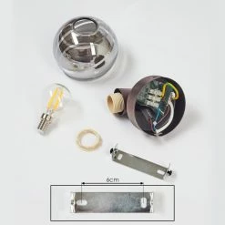 Hofstein Warga Wandleuchte LED Bronze, 1-flammig -Wandleuchten Verkaufsgeschäft warga wandleuchte h3395363 4