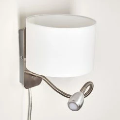Hofstein Wiby Wandleuchte LED Nickel-Matt, 2-flammig -Wandleuchten Verkaufsgeschäft wiby wandleuchte h3295861 do1 6
