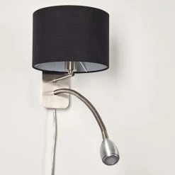 Hofstein Wiby Wandleuchte LED Nickel-Matt, 2-flammig -Wandleuchten Verkaufsgeschäft wiby wandleuchte h3295885 do1 15