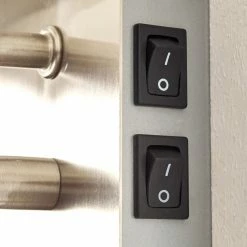 Hofstein Wiby Wandleuchte LED Nickel-Matt, 2-flammig -Wandleuchten Verkaufsgeschäft wiby wandleuchte h3295908 do1 13