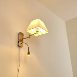 Hofstein Wiby Wandleuchte LED Nickel-Matt, 2-flammig 42 Hofstein Wiby Wandleuchte LED Nickel-Matt, 2-flammig -Wandleuchten Verkaufsgeschäft wiby wandleuchte h3295922 do1 14