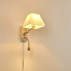 Hofstein Wiby Wandleuchte LED Nickel-Matt, 2-flammig 45 Hofstein Wiby Wandleuchte LED Nickel-Matt, 2-flammig -Wandleuchten Verkaufsgeschäft wiby wandleuchte h3295922 do1 17