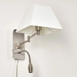 Hofstein Wiby Wandleuchte LED Nickel-Matt, 2-flammig 46 Hofstein Wiby Wandleuchte LED Nickel-Matt, 2-flammig -Wandleuchten Verkaufsgeschäft wiby wandleuchte h3295922 do1 18