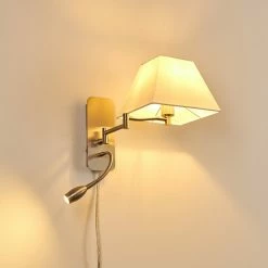 Hofstein Wiby Wandleuchte LED Nickel-Matt, 2-flammig 47 Hofstein Wiby Wandleuchte LED Nickel-Matt, 2-flammig -Wandleuchten Verkaufsgeschäft wiby wandleuchte h3295922 do1 19