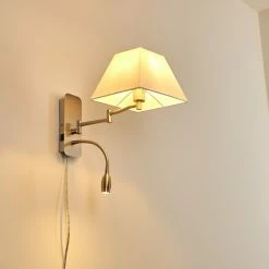 Hofstein Wiby Wandleuchte LED Nickel-Matt, 2-flammig 48 Hofstein Wiby Wandleuchte LED Nickel-Matt, 2-flammig -Wandleuchten Verkaufsgeschäft wiby wandleuchte h3295922 do1 20