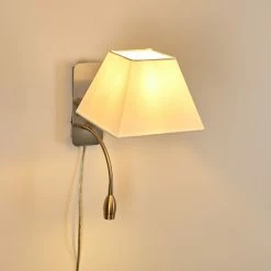 Hofstein Wiby Wandleuchte LED Nickel-Matt, 2-flammig 33 Hofstein Wiby Wandleuchte LED Nickel-Matt, 2-flammig -Wandleuchten Verkaufsgeschäft wiby wandleuchte h3295922 do1 5