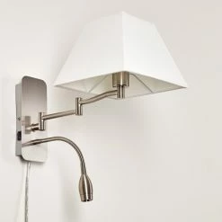 Hofstein Wiby Wandleuchte LED Nickel-Matt, 2-flammig 35 Hofstein Wiby Wandleuchte LED Nickel-Matt, 2-flammig -Wandleuchten Verkaufsgeschäft wiby wandleuchte h3295922 do1 7