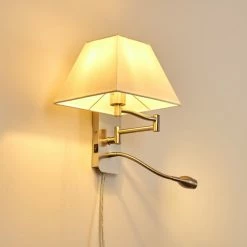 Hofstein Wiby Wandleuchte LED Nickel-Matt, 2-flammig 36 Hofstein Wiby Wandleuchte LED Nickel-Matt, 2-flammig -Wandleuchten Verkaufsgeschäft wiby wandleuchte h3295922 do1 8