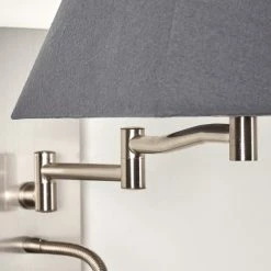 Hofstein Wiby Wandleuchte LED Nickel-Matt, 2-flammig -Wandleuchten Verkaufsgeschäft wiby wandleuchte h3295946 do1 12