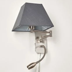 Hofstein Wiby Wandleuchte LED Nickel-Matt, 2-flammig -Wandleuchten Verkaufsgeschäft wiby wandleuchte h3295946 do1 18