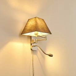 Hofstein Wiby Wandleuchte LED Nickel-Matt, 2-flammig -Wandleuchten Verkaufsgeschäft wiby wandleuchte h3295946 do1 22