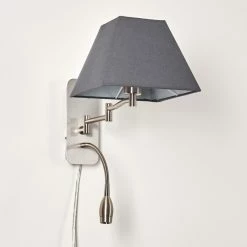 Hofstein Wiby Wandleuchte LED Nickel-Matt, 2-flammig -Wandleuchten Verkaufsgeschäft wiby wandleuchte h3295946 do1 26