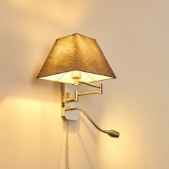 Hofstein Wiby Wandleuchte LED Nickel-Matt, 2-flammig -Wandleuchten Verkaufsgeschäft wiby wandleuchte h3295946 do1 8