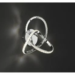 Wofi Leuchten Wofi ABRO Wandleuchte LED Chrom, 1-flammig