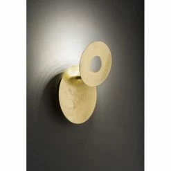 Wofi Leuchten WOFI AFIR Wandleuchte LED Gold, 1-flammig -Wandleuchten Verkaufsgeschäft wofi afir wandleuchte 451901159000 4