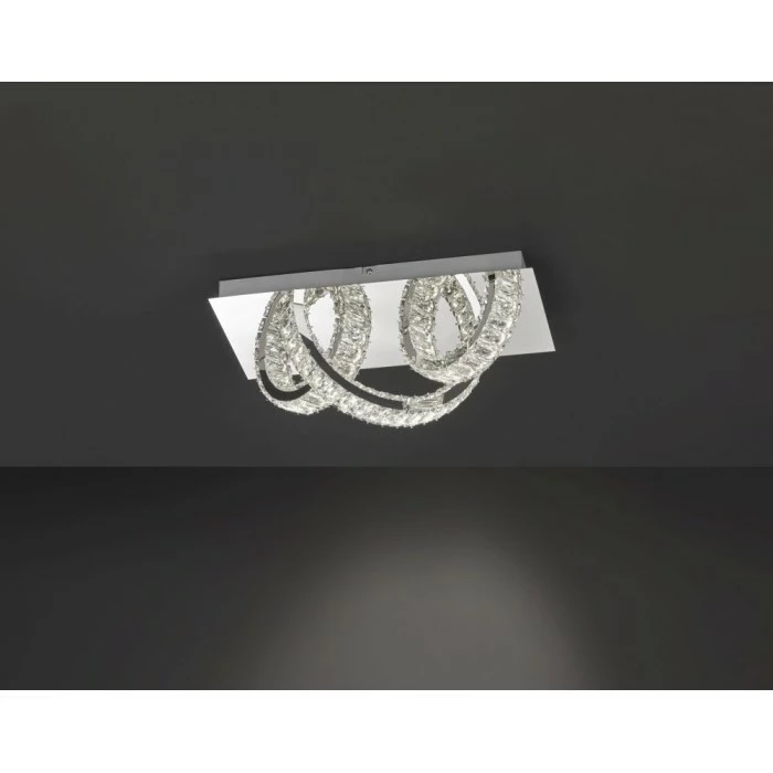 Wofi Leuchten Wofi ANESA Wandleuchte LED Chrom, 1-flammig 2 Wofi Leuchten Wofi ANESA Wandleuchte LED Chrom, 1-flammig – Bild 2