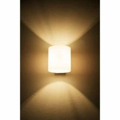 Wofi Leuchten Wofi AQABA Wandleuchte Nickel-Matt, 1-flammig -Wandleuchten Verkaufsgeschäft wofi aqaba wandleuchte 4451 01 64 0000 do1 4