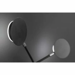 Wofi Leuchten WOFI BELIZE Wandleuchte LED Schwarz, 1-flammig -Wandleuchten Verkaufsgeschäft wofi belize wandleuchte 446602109000 2