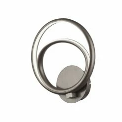 Wofi Leuchten WOFI COLLIN Wandleuchte LED Nickel-Matt, 1-flammig, Fernbedienung