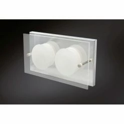 Wofi Leuchten Wofi ENVY Wandleuchte LED Chrom, 2-flammig