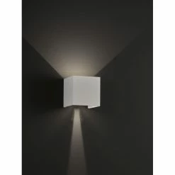 Wofi Leuchten Wofi GALWAY Wandleuchte LED Wei&szlig;, 1-flammig -Wandleuchten Verkaufsgeschäft wofi galway wandleuchte 4567 01 06 8000 9