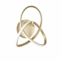 Wofi Leuchten Wofi INDIGO Wandleuchte LED Gold, 1-flammig