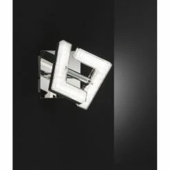 Wofi Leuchten Wofi LEA Wandlampe LED Chrom, 1-flammig -Wandleuchten Verkaufsgeschäft wofi lea wandlampe 4290 01 01 6000 2