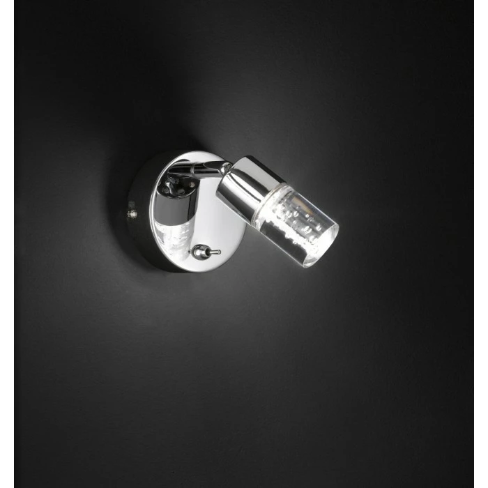 Wofi Leuchten Wofi LUGO Wandlampe LED Chrom, 1-flammig 2 Wofi Leuchten Wofi LUGO Wandlampe LED Chrom, 1-flammig – Bild 2