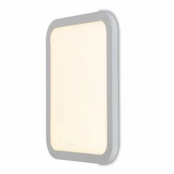 Wofi Leuchten WOFI REEV Wandleuchte LED Silber, 1-flammig, Fernbedienung