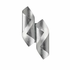 Wofi Leuchten Wofi SAFIRA Wandleuchte LED Silber, 2-flammig