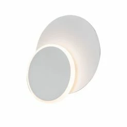 Wofi Leuchten WOFI SUTTER Wandleuchte LED Wei&szlig;, 1-flammig