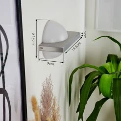 Hofstein Wroxton Wandleuchte LED Aluminium, 1-flammig -Wandleuchten Verkaufsgeschäft wroxton wandleuchte h3561027 3