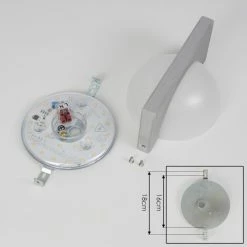 Hofstein Wroxton Wandleuchte LED Aluminium, 1-flammig -Wandleuchten Verkaufsgeschäft wroxton wandleuchte h3561027 4