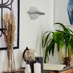 Hofstein Wroxton Wandleuchte LED Aluminium, 1-flammig -Wandleuchten Verkaufsgeschäft wroxton wandleuchte h3561027 9